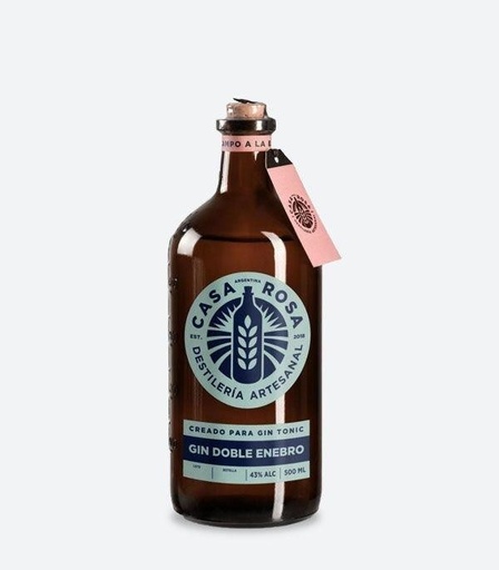 [114136] Gin Casa Rosa Doble Enebro 500ml x 1u