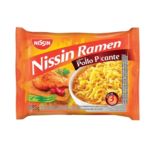[215013] Nisin Ramen Pollo Picante  85gr x 30u