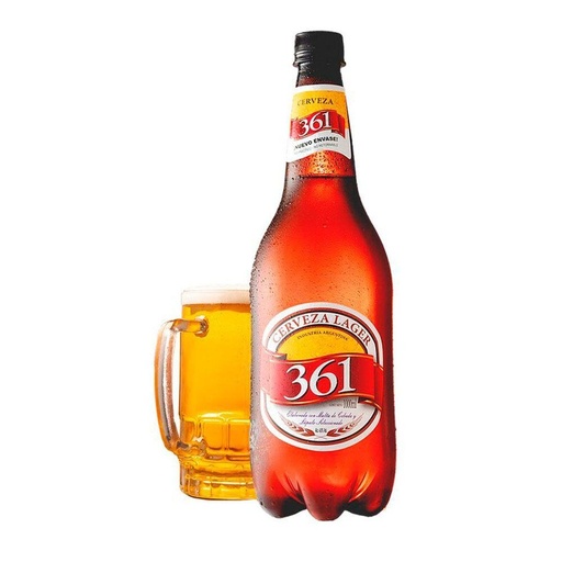 [109211] Cerveza 361 Rubia Botella PET 1l x 6u