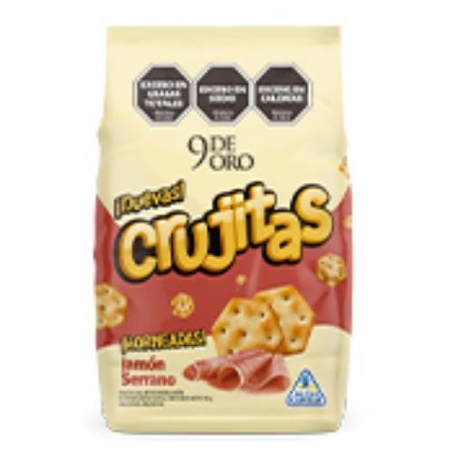[228075] Crujitas 9 de oro de jamon serrano 120gr x 16u