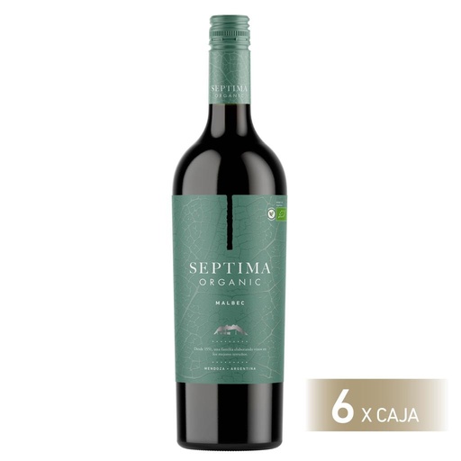 [127562] Vino Septima malbec Organico 750ml x 6u