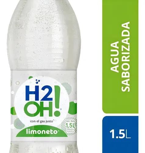 [113050] Agua Saborizada H2O Limoneto Con Gas 1,5l x 6u