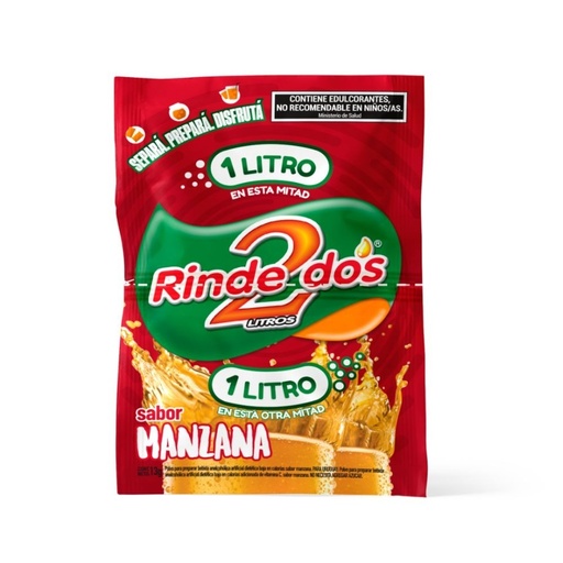 [102018] Jugos en Polvo Torasso Sabor Manzana Rinde 2L 13gr x 24u