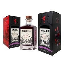 [114151] Gin Malaria Black Con Estuche  700ml x 1u
