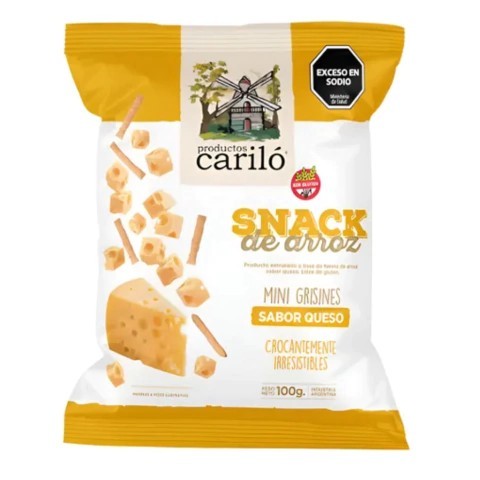 [224025] Mini Grisin Sabor Queso Molinos del Bosque 100gr x 16u