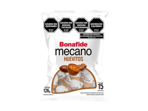 [211049] Bolsa Huevo Mecano Bonafide Leche 126gr x 30u