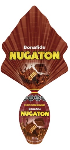 [211053] Huevo de Pascua Nugaton de Leche Bonafide  91gr x 1u