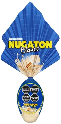 [211055] Huevo de Pascua Nugaton Blanco Bonafide 91gr x 1u