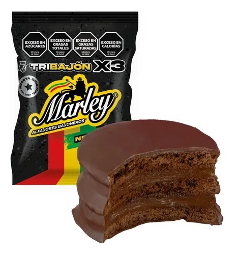 [202045] Alfajor Marley Triple Negro 100gr x 16u