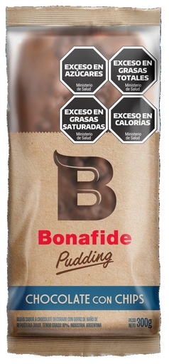 [207017] Budin Bonafide Choc. c/ Chips de Chocolate 300gr x 8u
