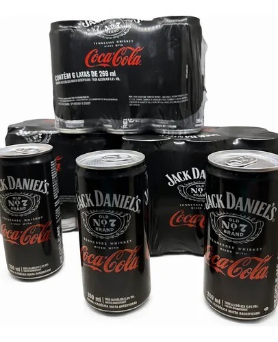 [129188] Lata Jack Daniel´s Con Coca Cola Six Pack 269ml x 6u