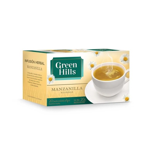 [208110] Te Green Hills Manzanilla Display 1gr x 6u