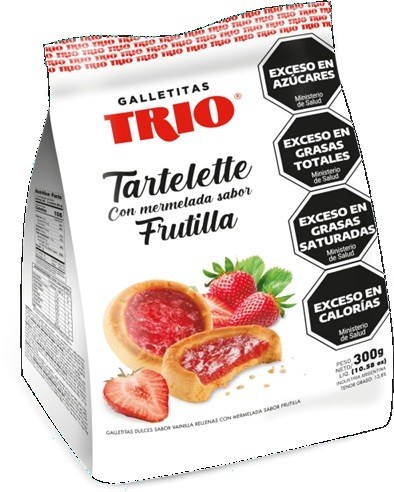 [224055] Tartelettes Frutilla Familiar Trio 300gr x 10u