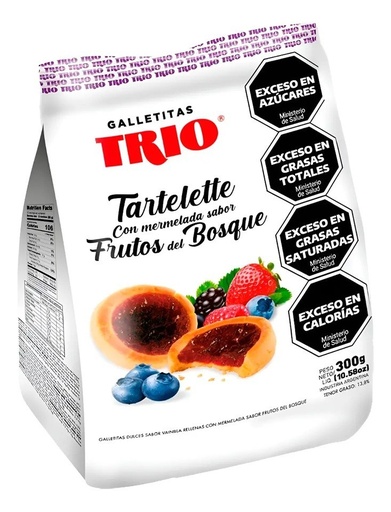 [224056] Tartelettes Frutos del Bosque Familiar Trio 300gr x 10u