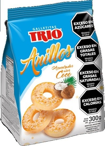 [224059] Anillos Coco Familiar Trio 300gr x 10u