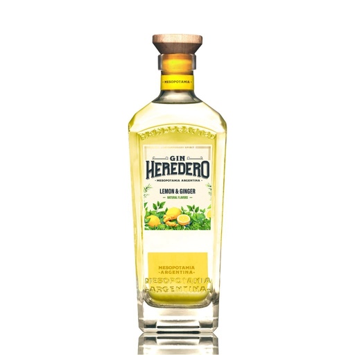 [114167] Gin Heredero Lemon y Ginger 700ml x 1u