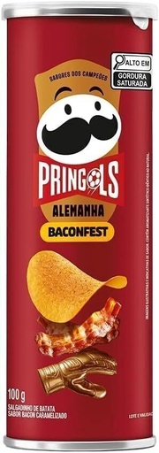 [228103] Pringles Bacon Fest 100gr x 18u