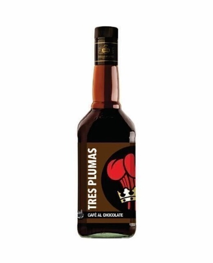 [117133] Licor Tres Plumas Cafe al Chocolate 750ml x 6u