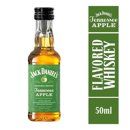 [129192] Jack Daniels Apple Miniatura 50ml x 10u