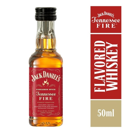 [129193] Jack Daniels Fire Miniatura 50ml x 10u