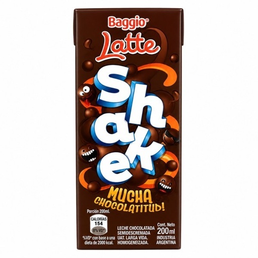 [208115] Leche Baggio Chocolatada 200ml x 18u