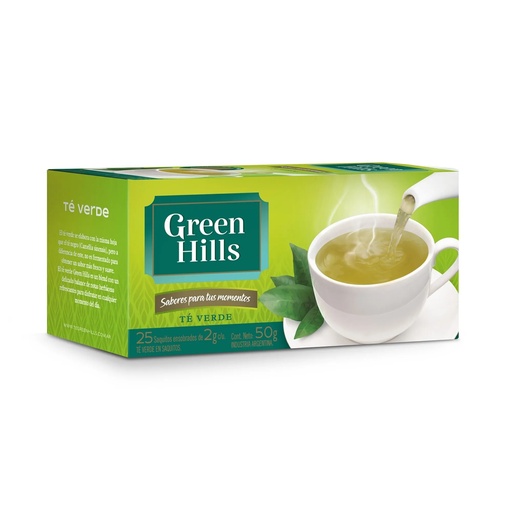 [208117] Te Verde Green Hills x25 Saquitos x 20u